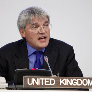 Andrew Mitchell said the policy had been wrongly reported as a threat to cut aid