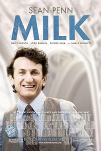 Sean Penn plays the role of gay rights campaigner Harvey Milk