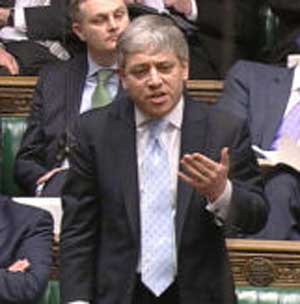 Mr Bercow has been Speaker of the House of Commons since 2009