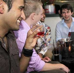 The networking events are designed for men in their twenties