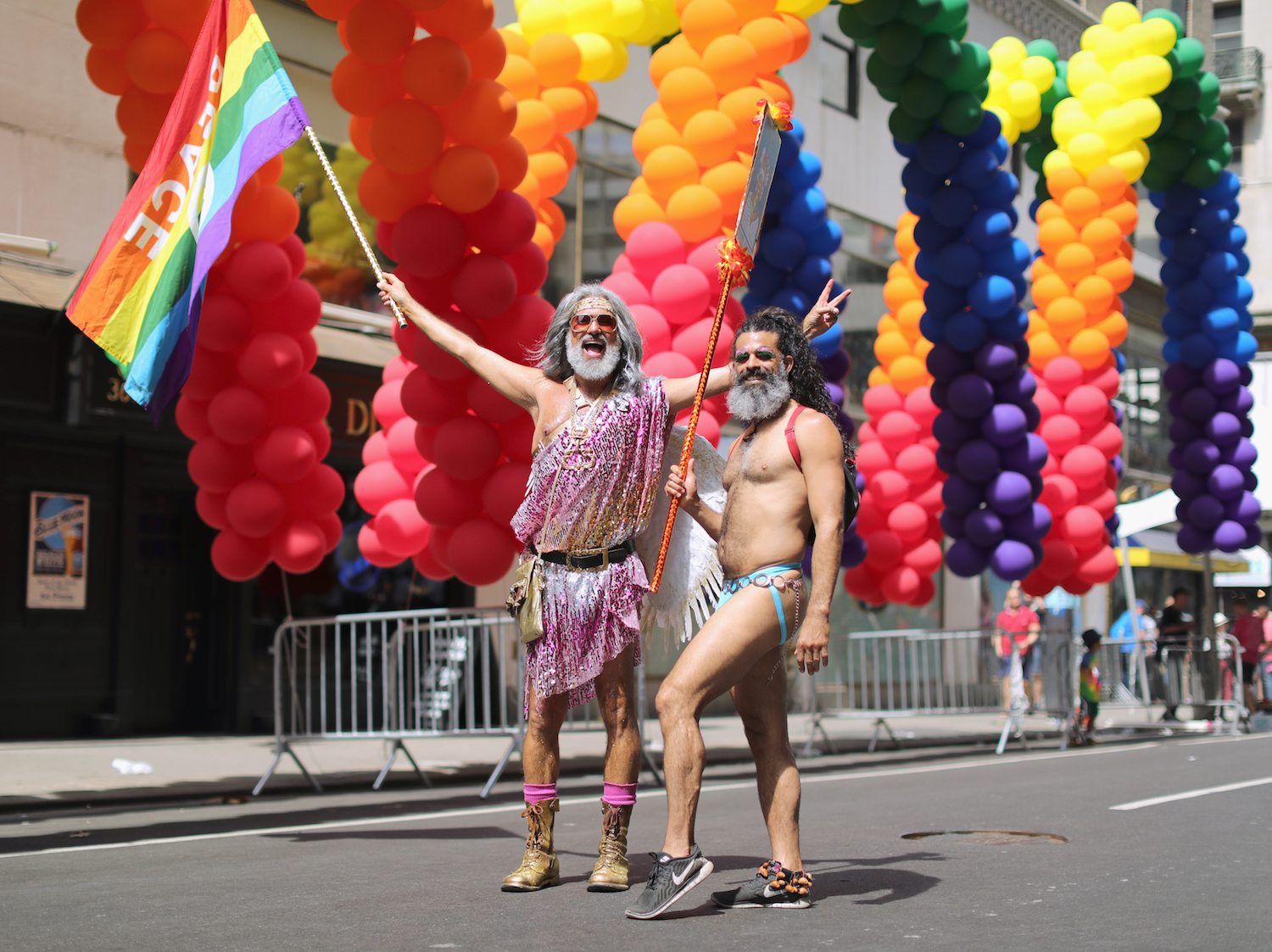 NYC Pride goers 