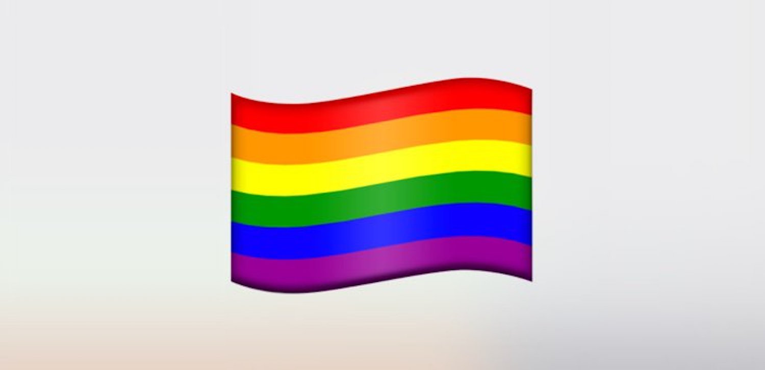 anti gay pride flag emoji
