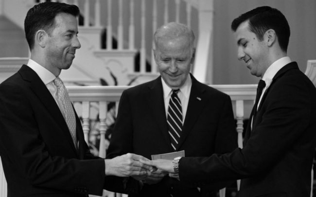 Joe Biden marries gay couple Joe and Brian
