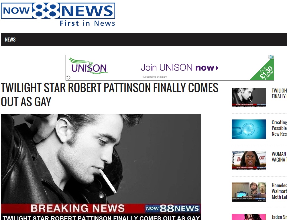 Pattinson gay robert Flickr: Discussing
