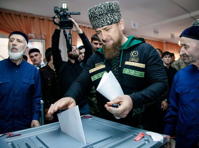 Chechnya's leader Ramzan Kadyrov 