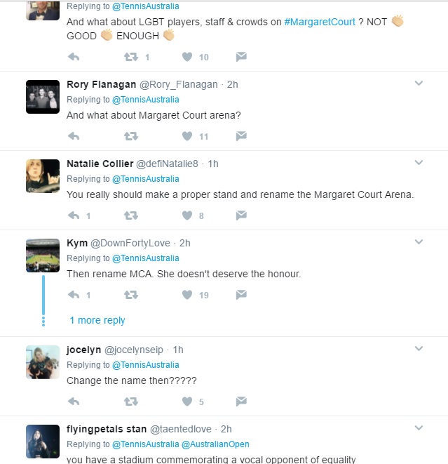 tennis australia twitter replies