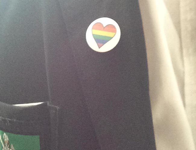 A student at St Kentigern's Academy was told he could not wear the Pride badge because of the messages it promoted