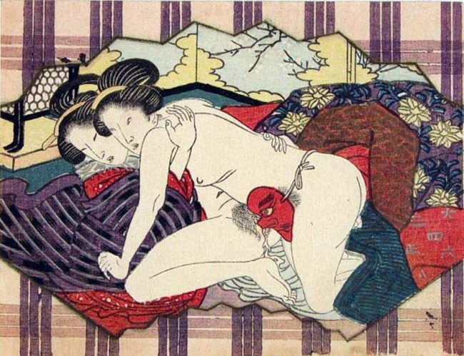 Two Japanese Women Make Love (Wikimedia Commons)