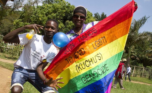 End LGBT genocide flag