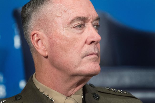 Joint Chiefs of Staff Chairman General Joseph Dunford getty