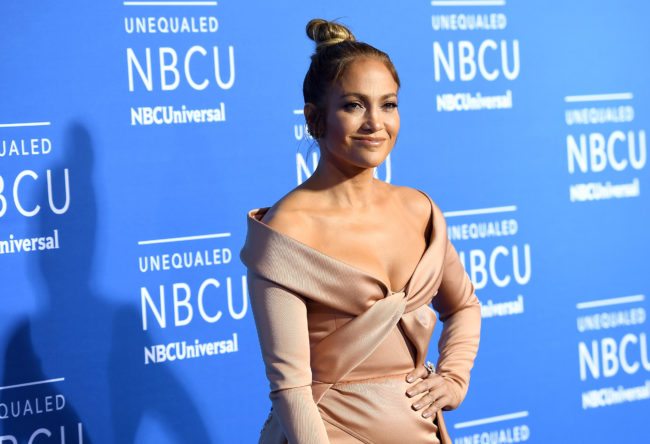 Jennifer Lopez attends NBC Universal's Upfront, 2017