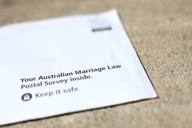 Australia same-sex postal vote