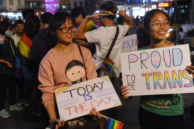 Trans march Vietnam