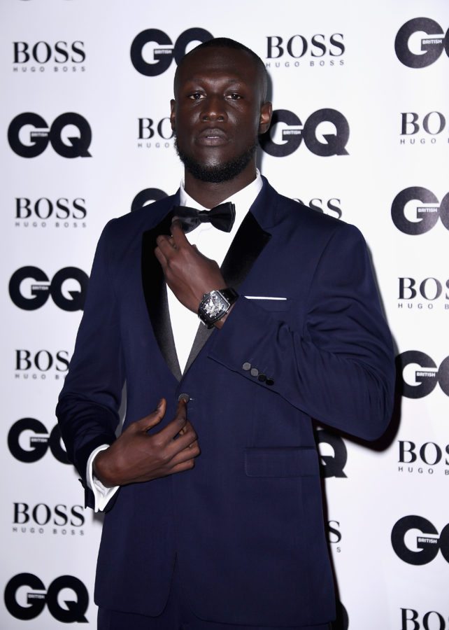 LONDON, ENGLAND - SEPTEMBER 05:  Stormzy attends the GQ Men Of The Year Awards at the Tate Modern on September 5, 2017 in London, England.  (Photo by Gareth Cattermole/Getty Images)