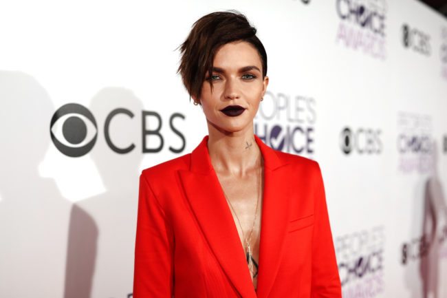 LOS ANGELES, CA - JANUARY 18: Model Ruby Rose attends the People's Choice Awards 2017 at Microsoft Theater on January 18, 2017 in Los Angeles, California. (Photo by Christopher Polk/Getty Images for People's Choice Awards)