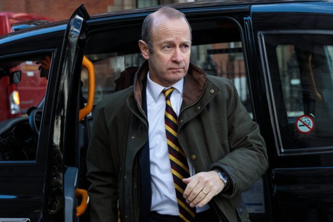 LONDON, ENGLAND - DECEMBER 08: UK Independence Party leader Henry Bolton arrives at Millbank Studios on December 8, 2017 in London, England. British Prime Minister Theresa May has struck a deal with the European Union during early morning talks in Brussels today before Brexit talks move on to the next phase. (Photo by Jack Taylor/Getty Images)