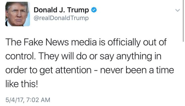 fake news donald trump