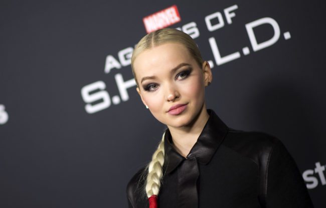 Actress Dove Cameron attends Marvel's Agents of S.H.I.E.L.D. 100th Episode Celebration in Hollywood, California, on February 24, 2018. / AFP PHOTO / VALERIE MACON (Photo credit should read VALERIE MACON/AFP/Getty Images)