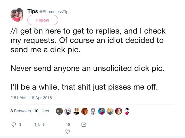 Send me a dick pic