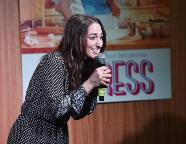 NEW YORK, NY - AUGUST 23: Sara Bareilles attends Cast of "Waitress" performs songs from the Original Broadway Cast Recording at Barnes & Noble, 86th & Lexington on August 23, 2016 in New York City. (Photo by Nicholas Hunt/Getty Images)