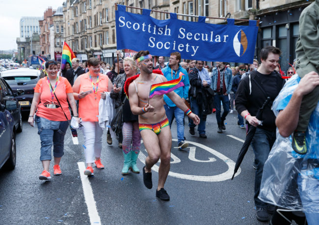Participants at Glasgow Pride