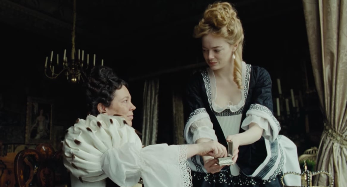 Watch Emma Stone And Olivia Colman As Lesbian Lovers In