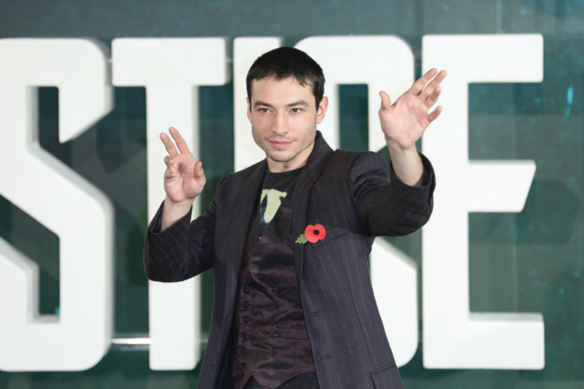 Fantastic Beasts' Ezra Miller attends the 'Justice League' photocall