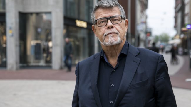 Emile Ratelband, who wants to change his age to 49. stands in Arnhem