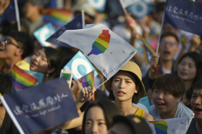 Taiwain gay marriage rally