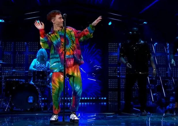 Years & Years singer Olly Alexander performs on The Voice of Poland