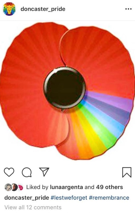 The Doncaster Pride rainbow poppy post has come under fire.