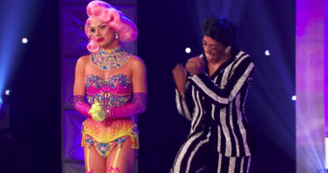 RuPaul's Drag Race All Stars 4 contestant Jasmine Masters learns of her eviction from the show (VH1).