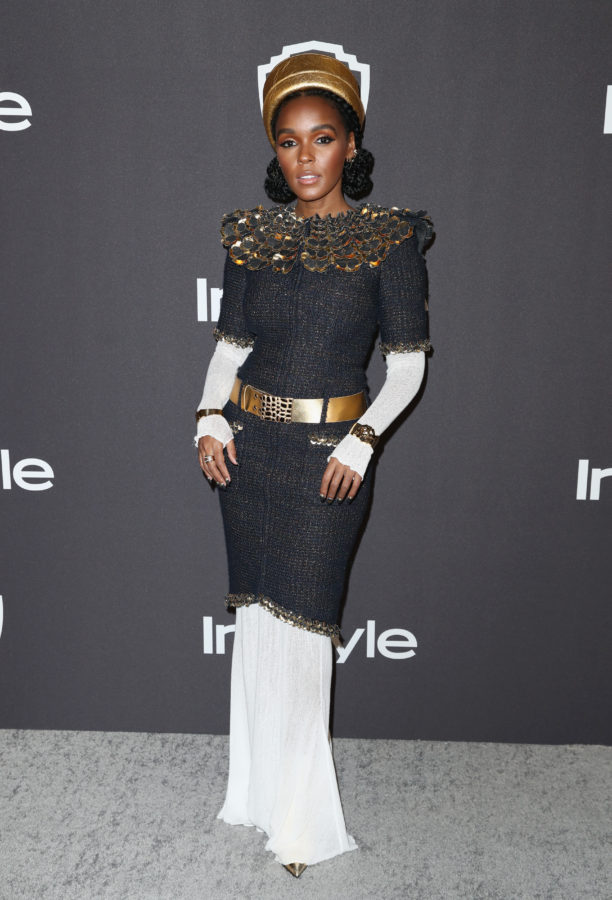 Janelle Monae at the Golden Globes 2019