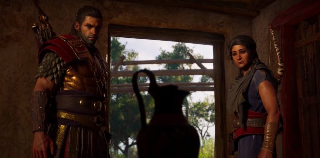 Assassin's Creed Odyssey forces characters into a straight relationship.