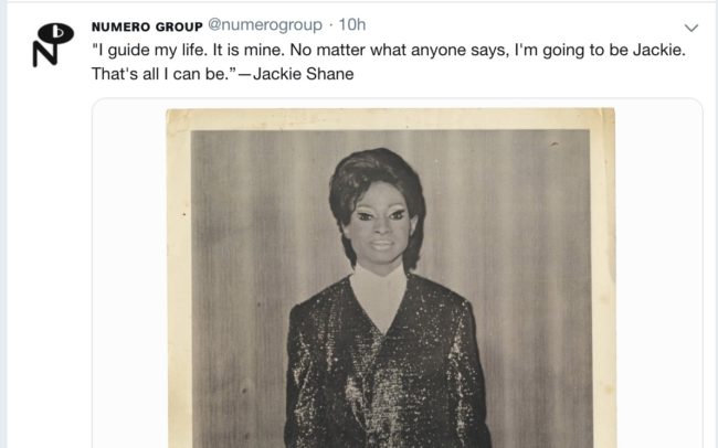Jackie Shane was a Grammy Nominated transgender soul singer