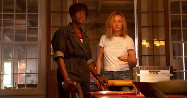 A shot of Maria Rambeau and Carol Danvers from Marvel film Captain Marvel.
