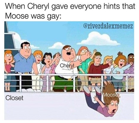 riverdale coming out meme