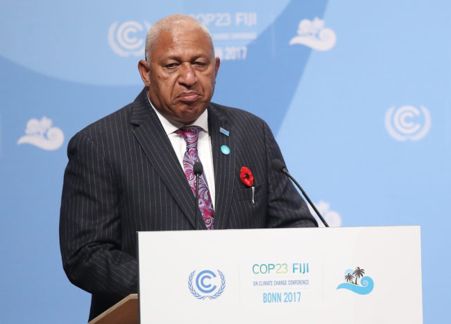Frank Bainimarama, Prime Minister of Fiji 