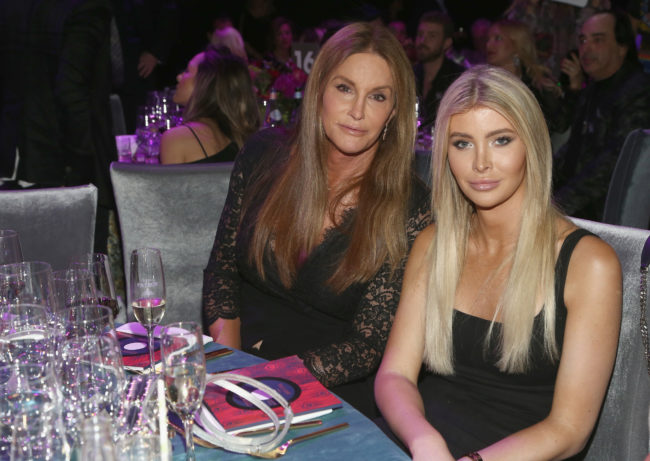 Caitlyn Jenner (L) and Sophia Hutchins 