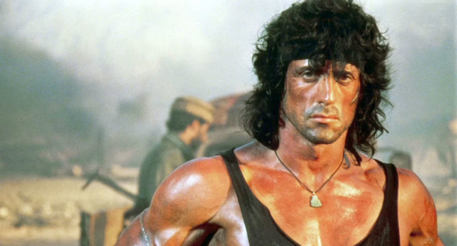 Sylvester Stallone as Rambo (PH)