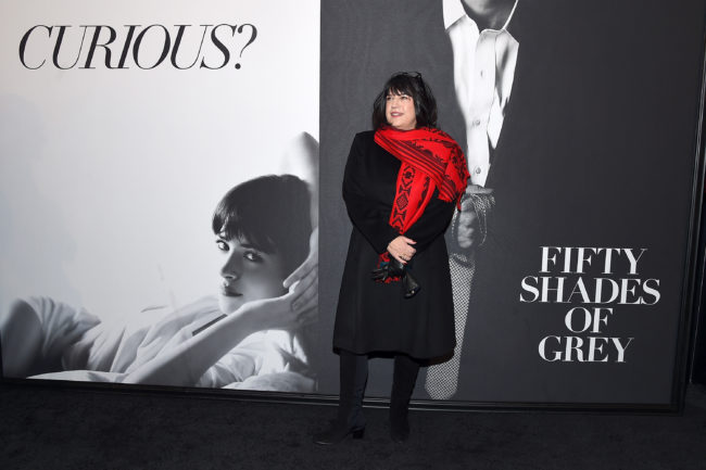 Author EL James attends the premiere of Fifty Shades Darker at The Theatre at Ace Hotel on February 2, 2017 in Los Angeles, California.