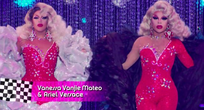 Drag Race queens Miss Vanjie and Ariel Versace are robbed. 