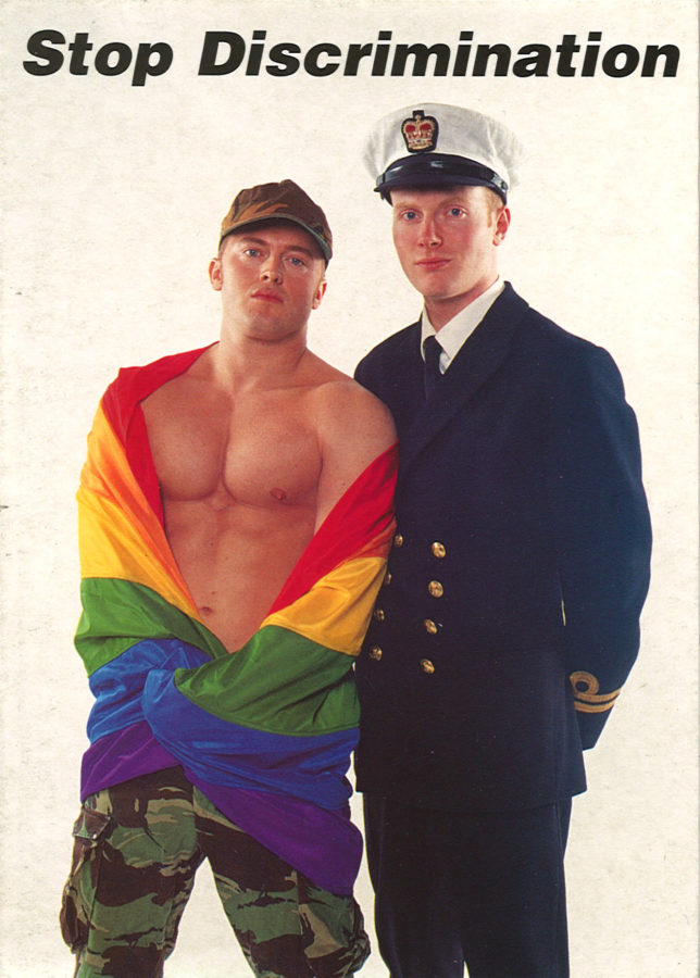 Stonewall poster showing two military men