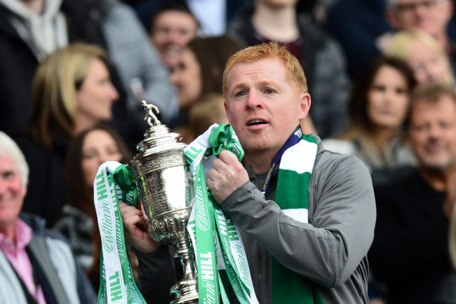 The abuse targeted Celtic manager Neil Lennon