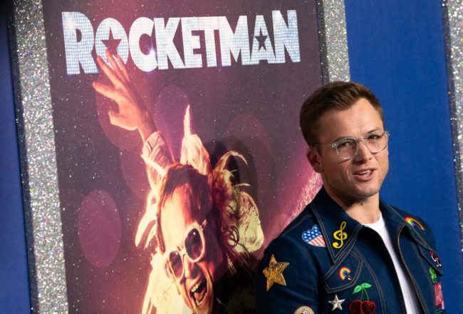 Welsh actor Taron Egerton attends the US premiere of Rocketman on May 29, 2019 at Alice Tully Hall in New York. 
