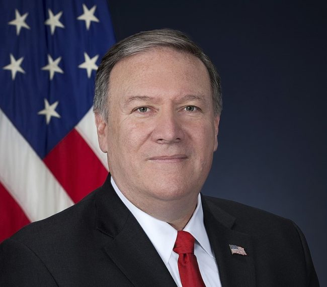 Secretary of State Mike Pomeo issued the rainbow flags ban
