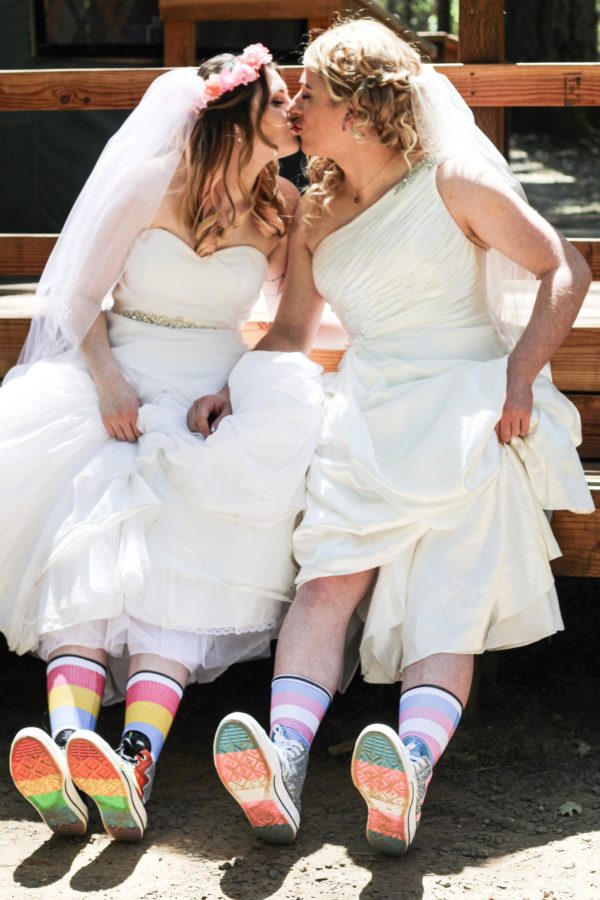 Pride brides wedding photos viral