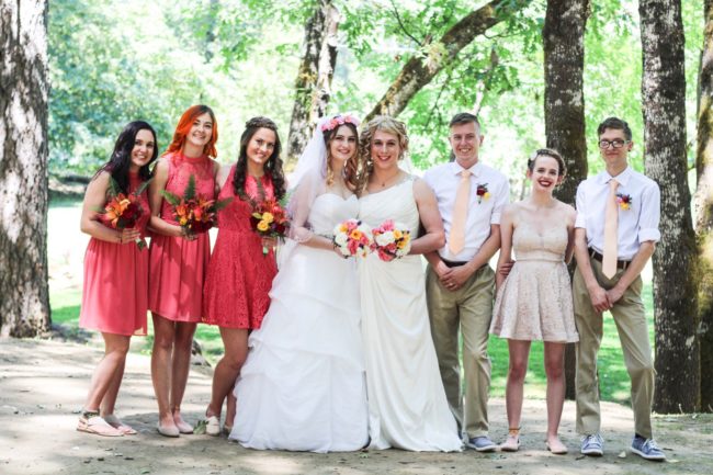 Pride brides wedding photos viral
