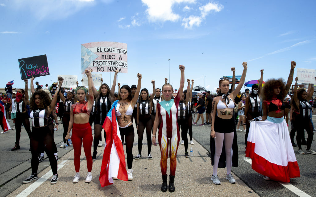 Protests continued to rage on in Puerto Rico