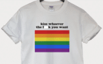Oh Honey Proud Gay Pride Gay Pride T-Shirt Lesbian Tee Top LGBT Festival Rainbow 